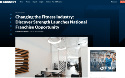 A New Chapter Begins: Discover Strength Unveils National Boutique Fitness Franchise Opportunity