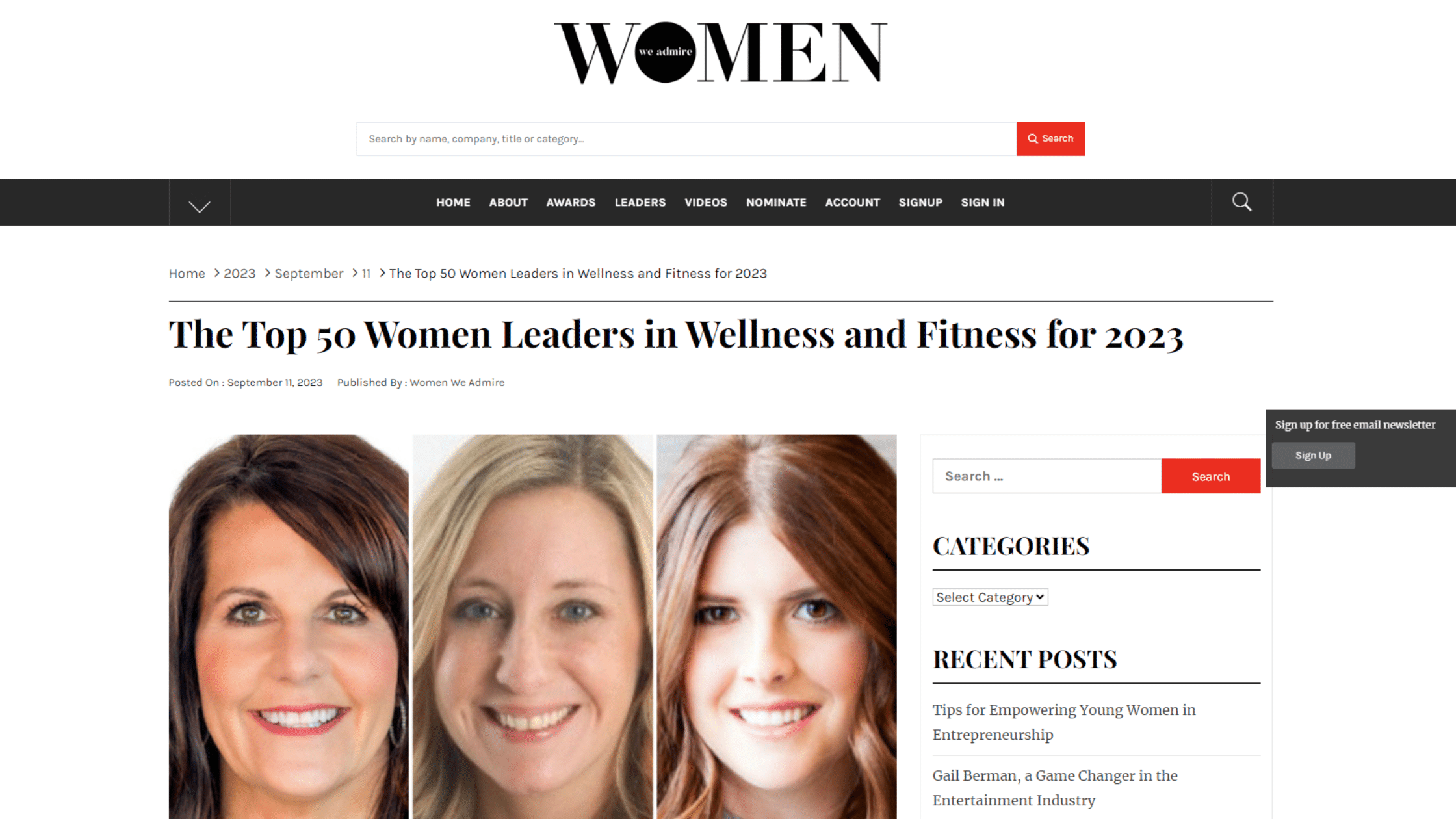 Hannah Johnson Recognized as One of the Top 50 Women Leaders in ...